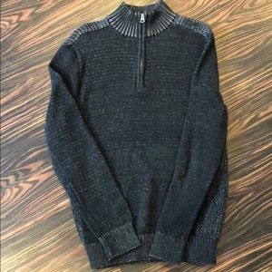 Helix sweater with zip neck
